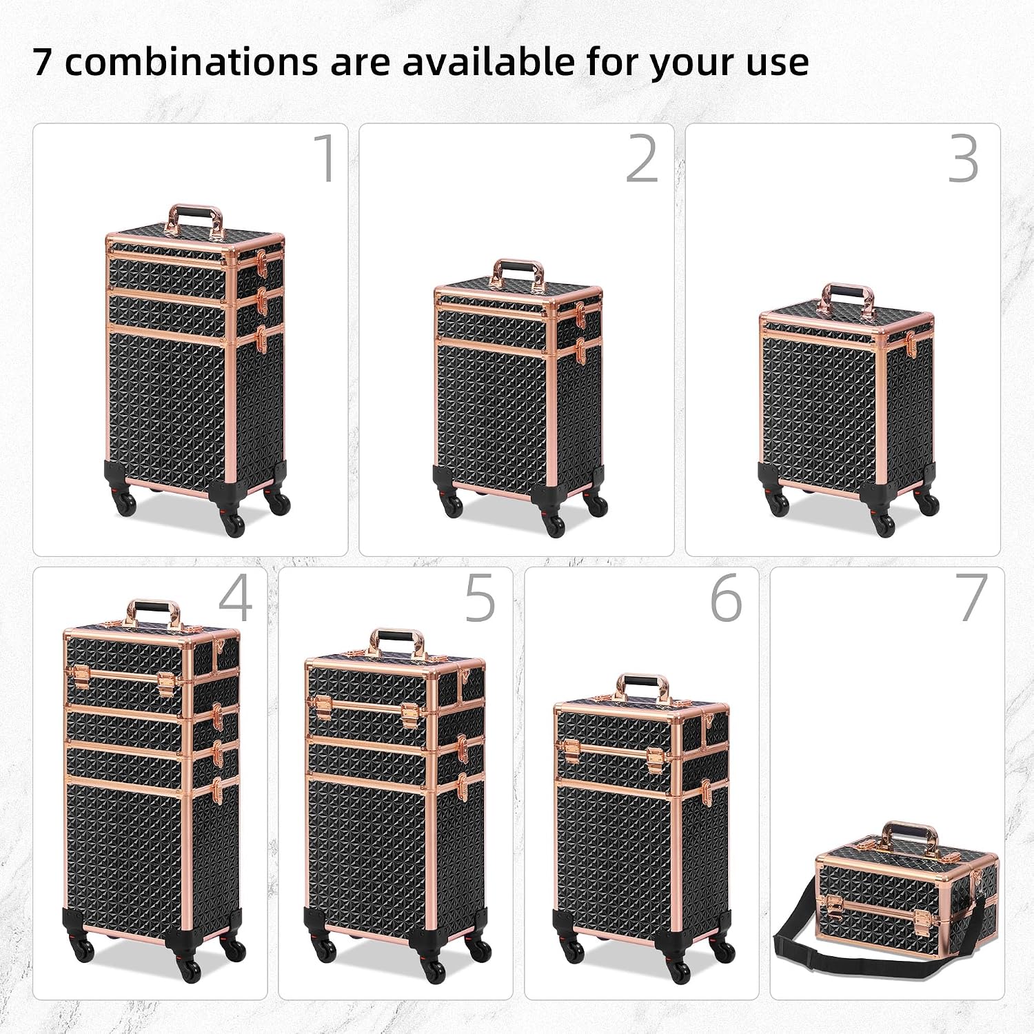 Rolling Makeup Case Makeup Tra - Makeup recension och pris