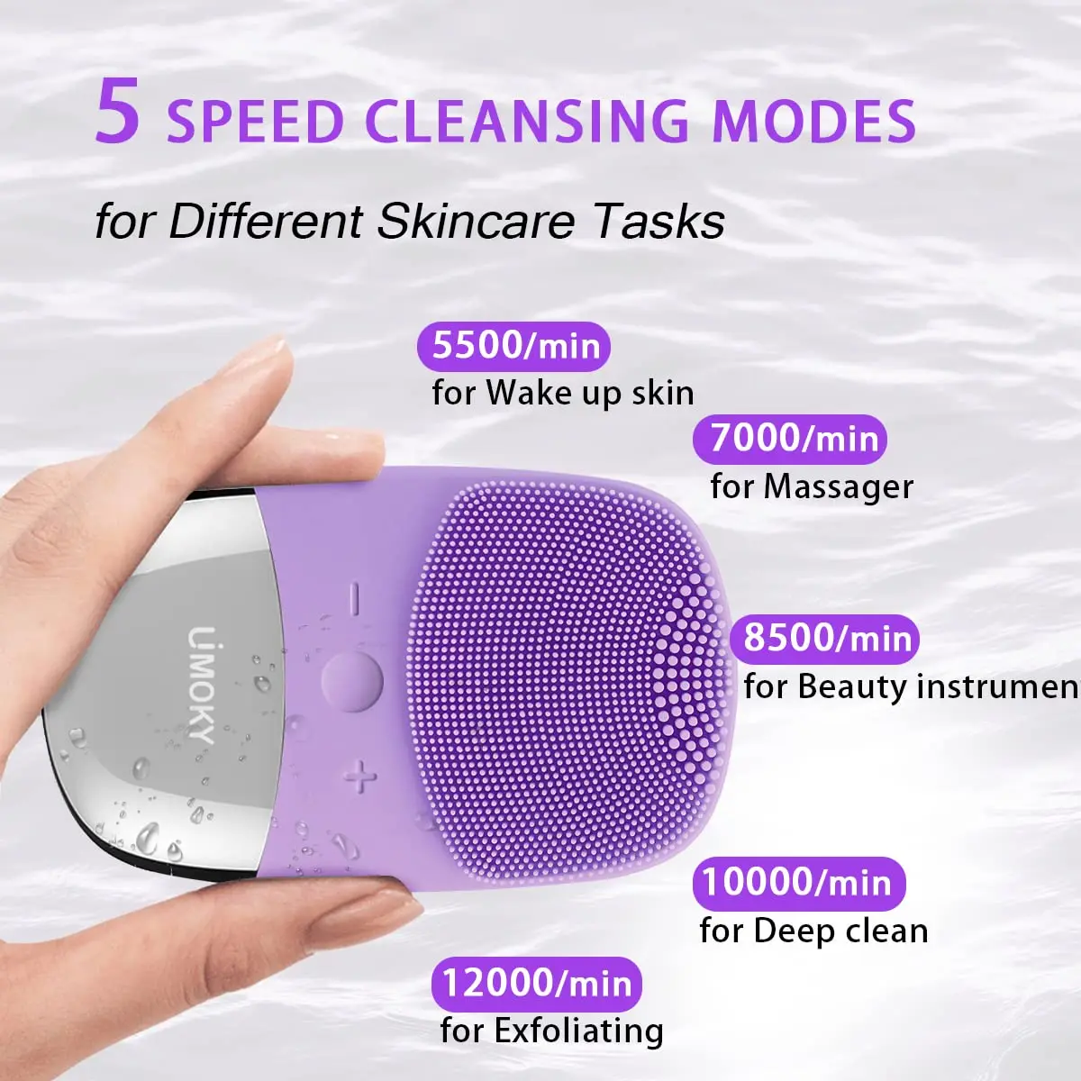 Facial Electric Silicone Clean - Silicone Face Scrubber Electric recension och pris