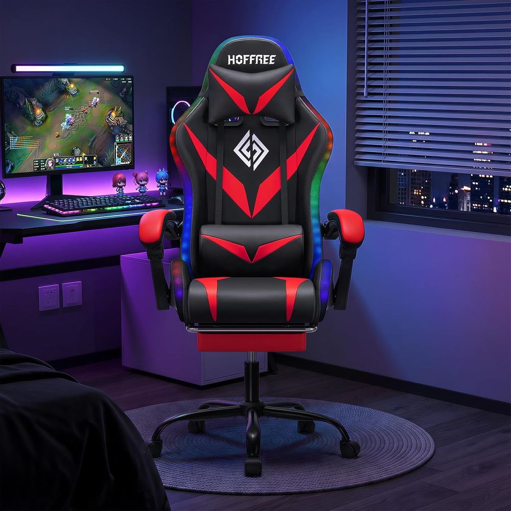 Ergonomic High-Back Gaming Cha - Massage recension och pris
