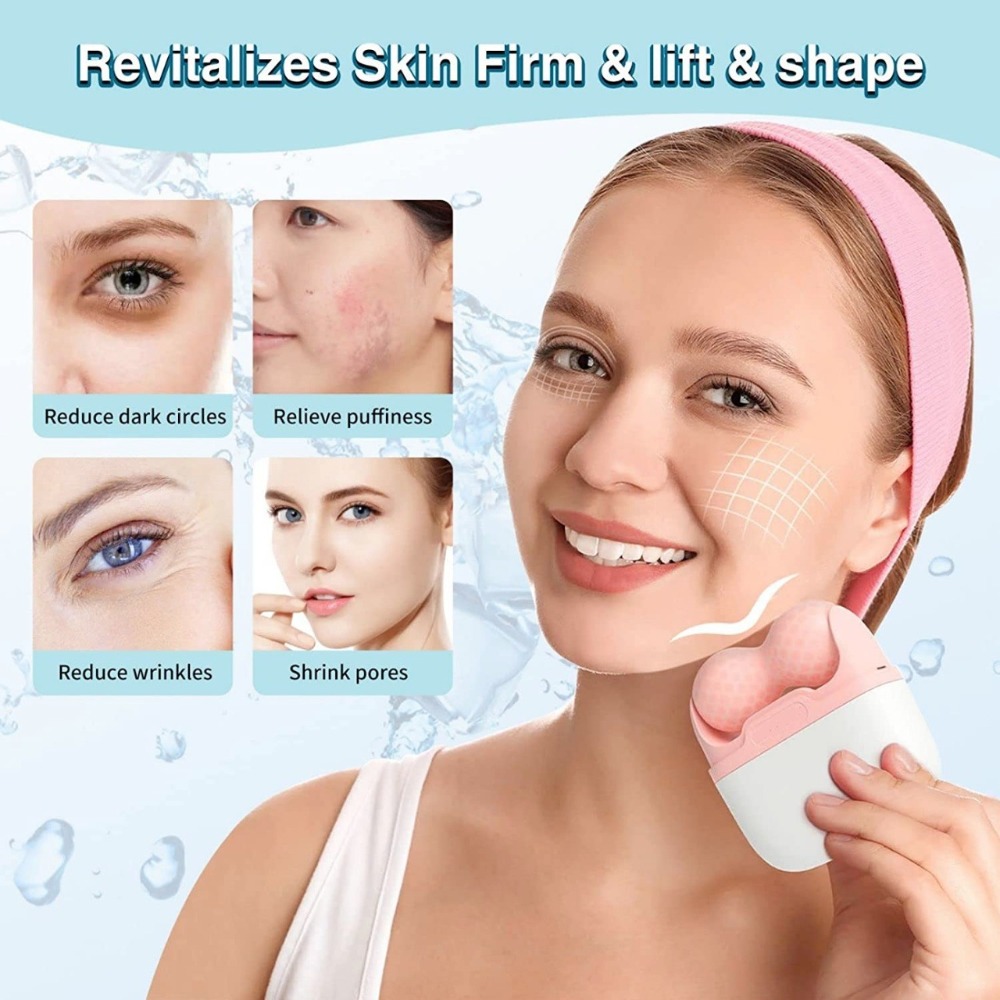 Double Head Ice Roller For Fac - Face Ice Roller Puffiness recension och pris
