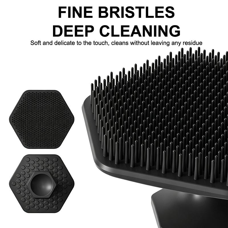 Facial Cleaning Brush Scrubber - Silicone Face Scrubber Electric recension och pris