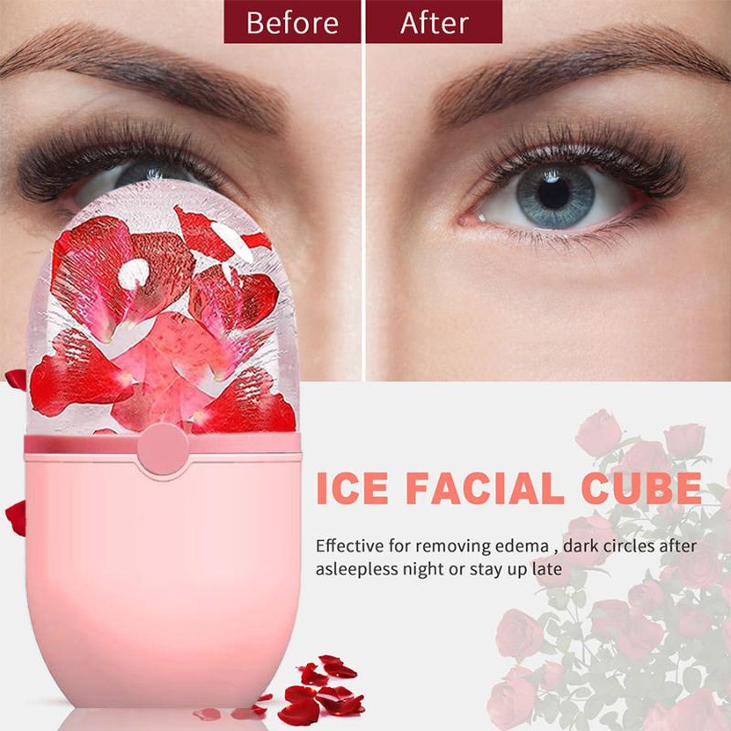Silicone Ice Cube Face Roller  - Face Ice Roller Puffiness recension och pris