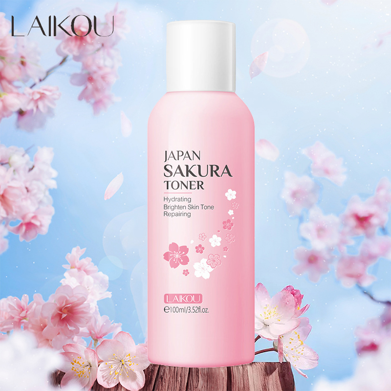LAIKOU 8Pcs Sakura Facial Skin - Hyaluronic Acid Facial Serum recension och pris