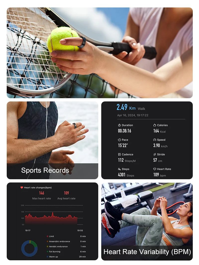 New Smart Ring R09 Health Moni - Health Monitors recension och pris
