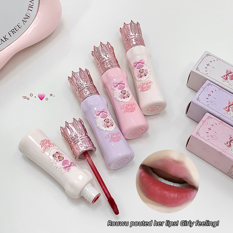 Gege Bear Velvet Matte Lip Mud - Matte Velvet Lip Tint Long Lasting recension och pris
